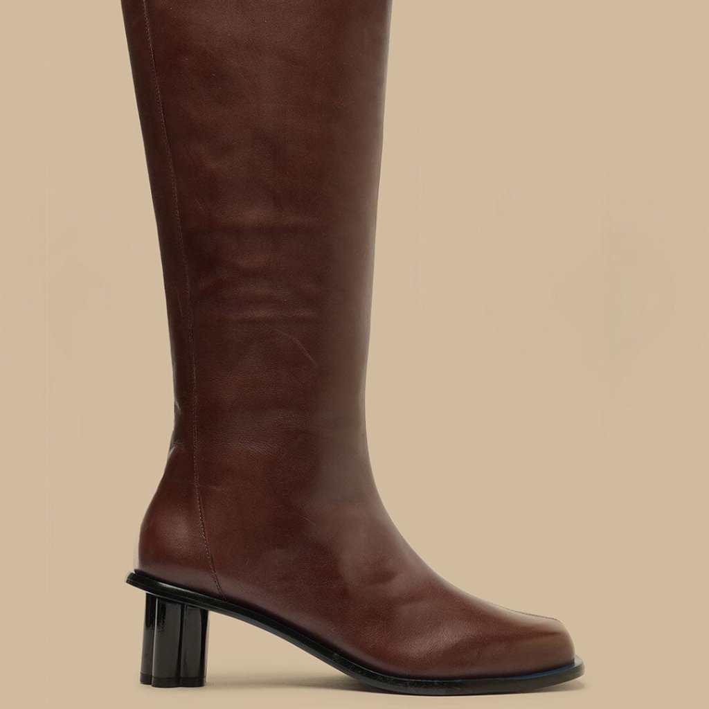 Knee High Square Toe Boot